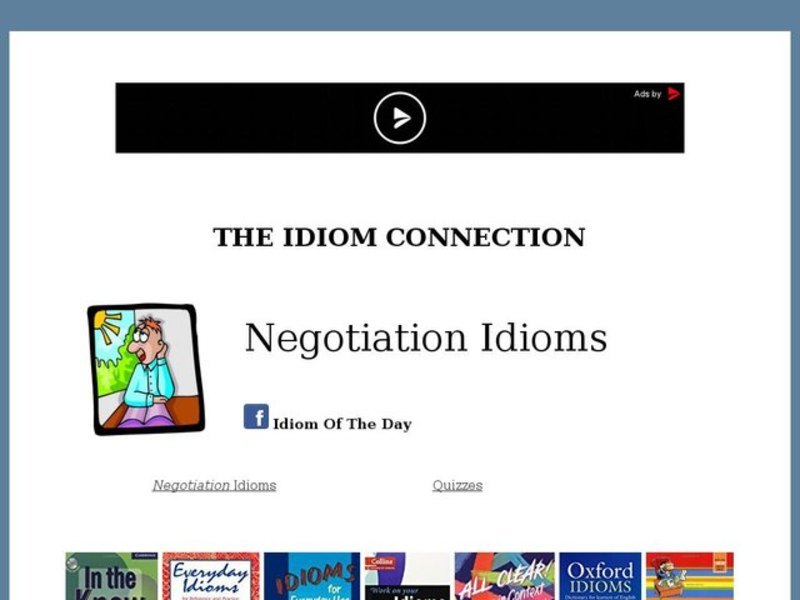 Idiom Quizzes - Negotiations Interactive