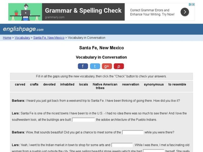 Santa Fe, New Mexico Interactive