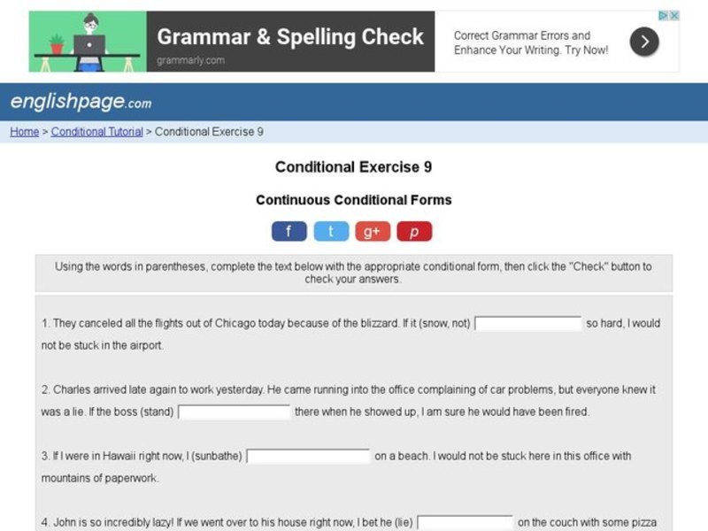 Conditional Exercise 9 Interactive