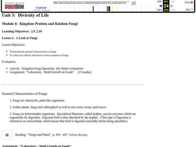 Diversity       of Life Lesson Plan