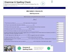 English Vocabulary Skills: AWL Sublist 6 - Exercise 3b Interactive