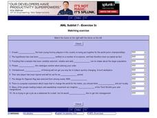 English Vocabulary Skills: AWL Sublist 7 - Exercise 3c Interactive