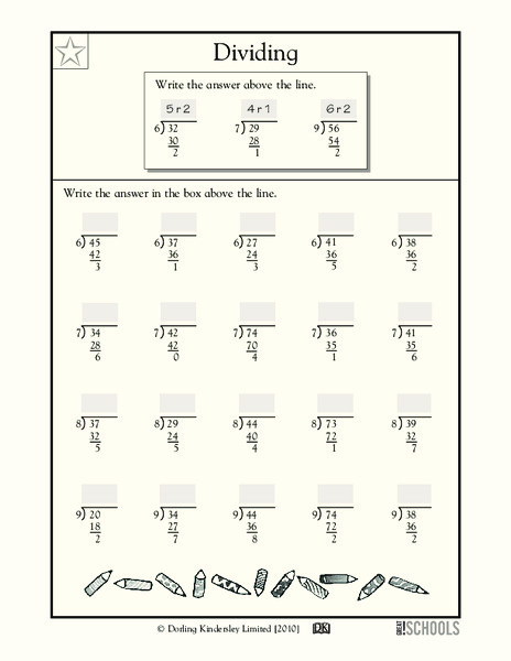 Dividing Worksheet