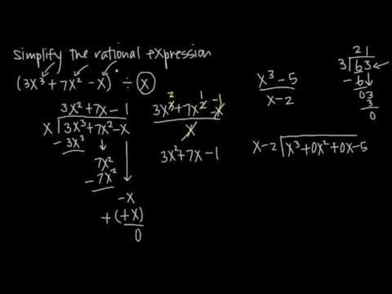 Dividing Polynomials Instructional Video