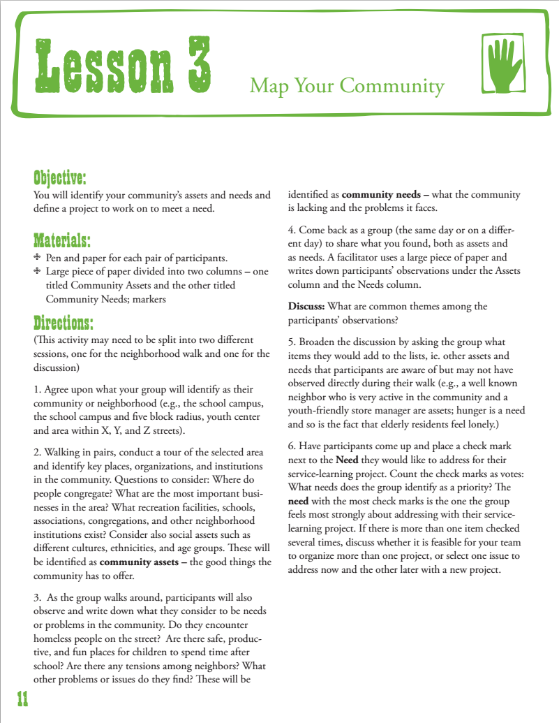 Map Your Community Lesson Plan