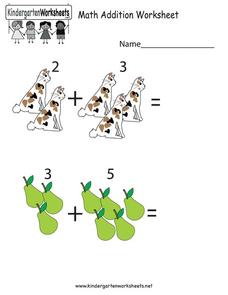 Math Addition Worksheet Worksheet