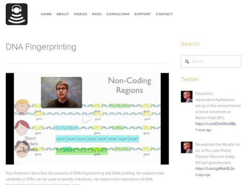 DNA Fingerprinting Instructional Video