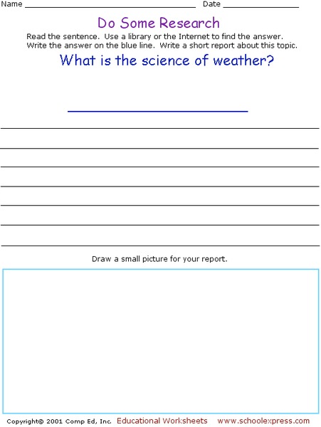 Do Some Research Writing