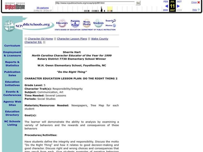 Do the Right Thing Lesson Plan