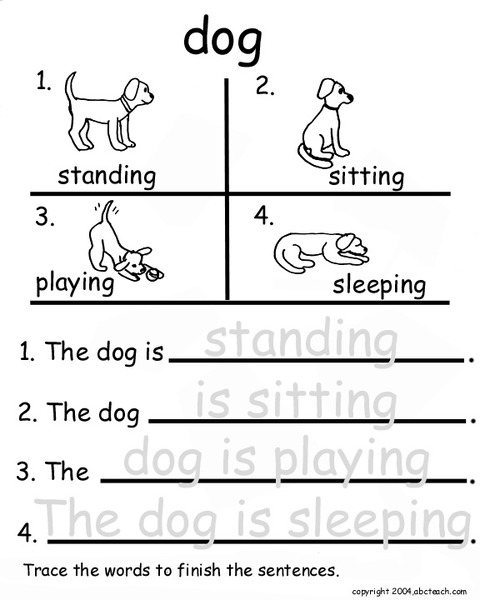 Dog Worksheet for Kindergarten - 1st Grade | Lesson Planet