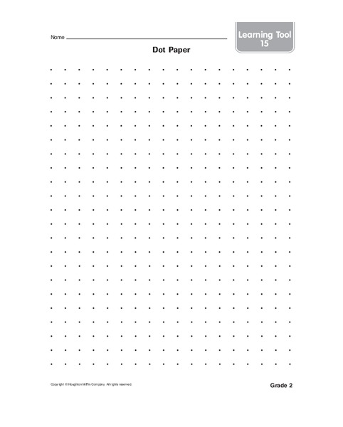 Dot Paper Worksheet