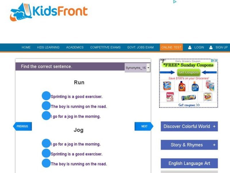 Synonyms 16 Interactive