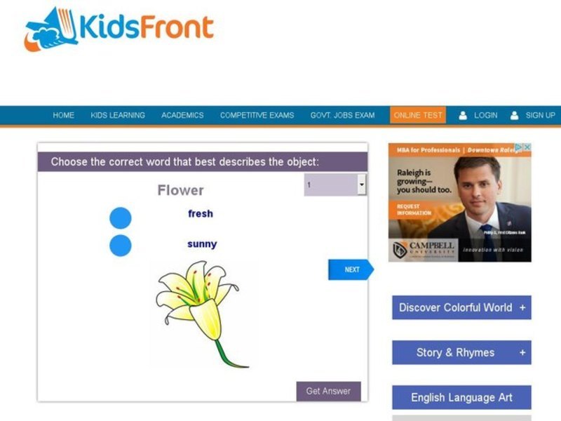 Choose the correct word with the picture Interactive