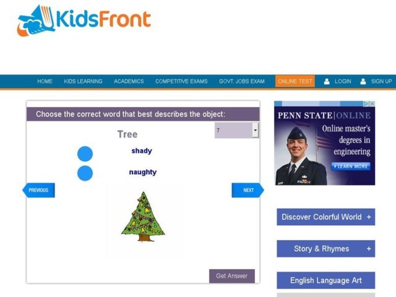 Choose correct word with picture - 7 Interactive