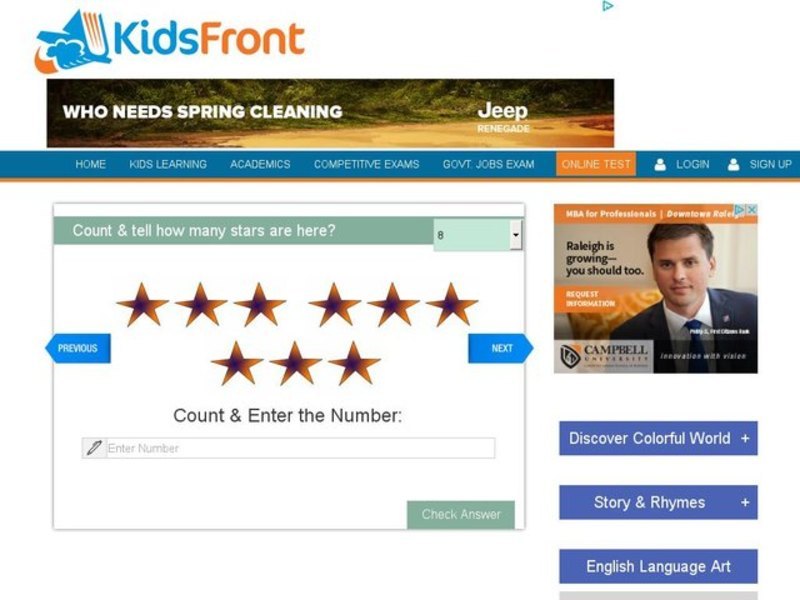 Count & Tell 8 Interactive
