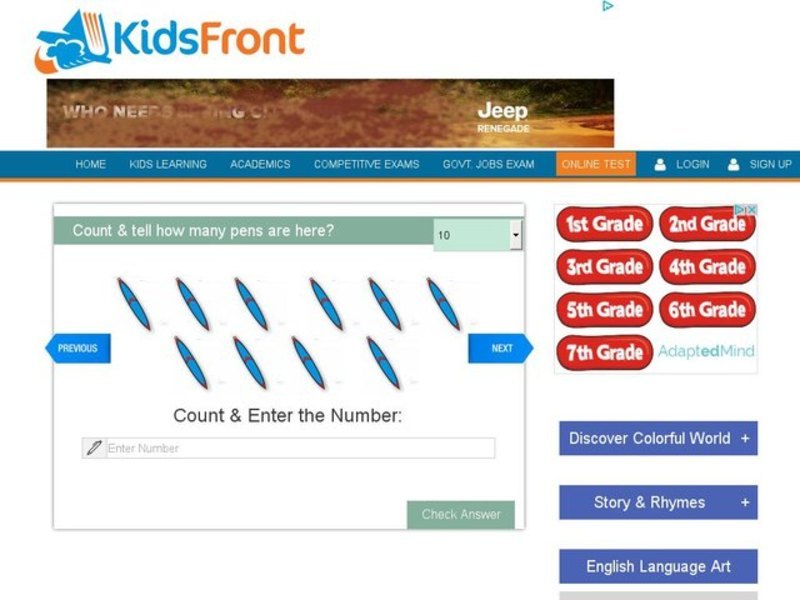 Count & Tell : 10 Interactive