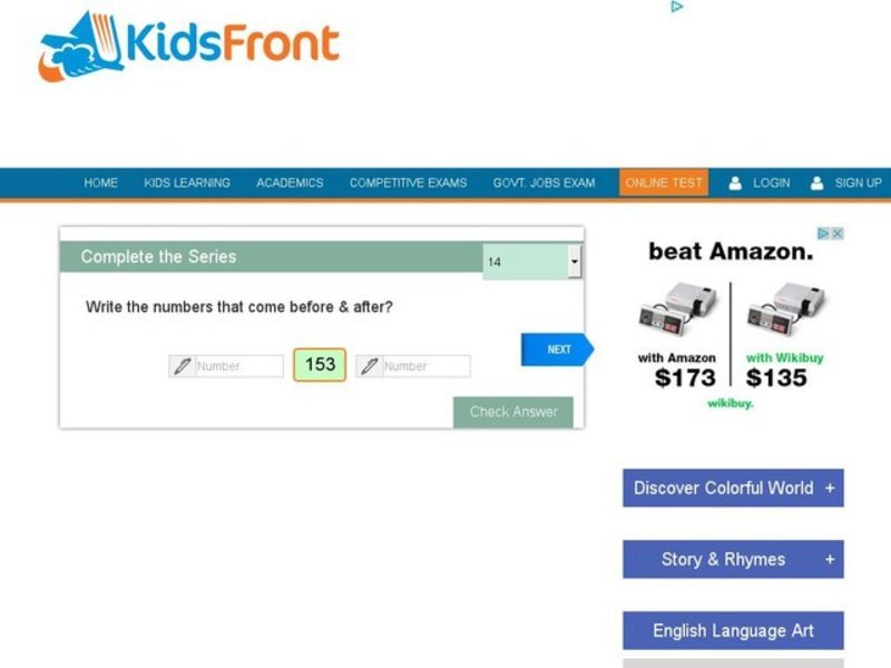 Complete the Series 14 Interactive