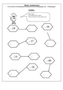 Doubling Worksheet