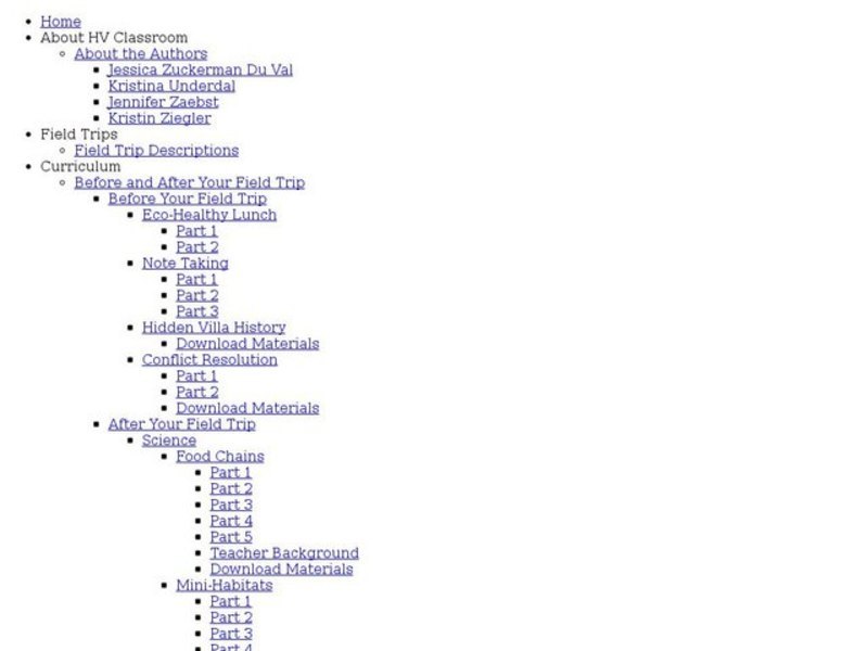 Information Reports Unit Plan