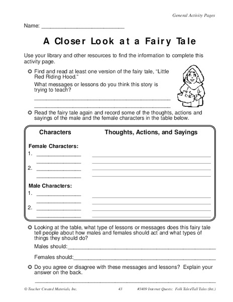 A Closer Look at a Fairy Tale Organizer