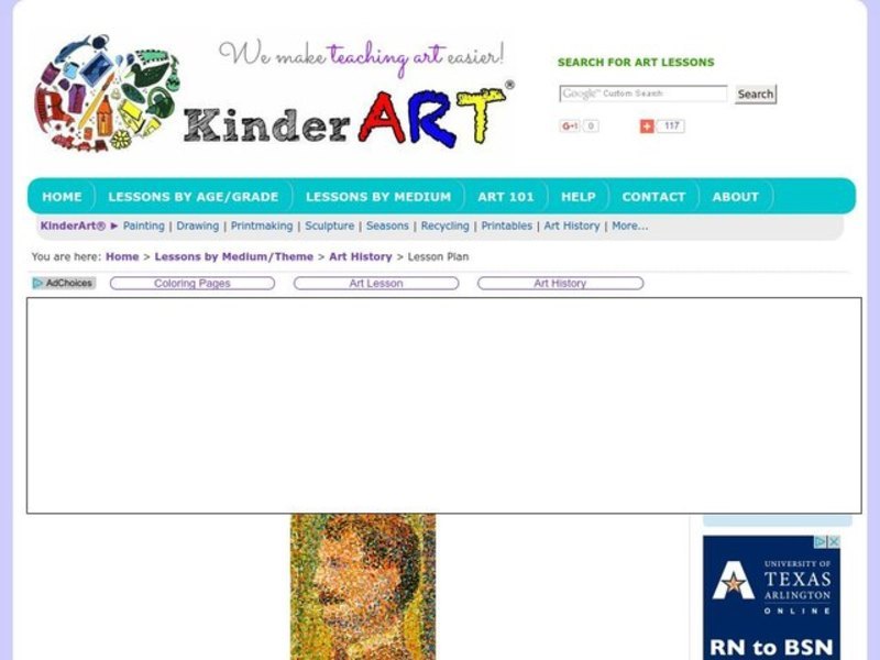 Dot To Dot Seurat Lesson Plan