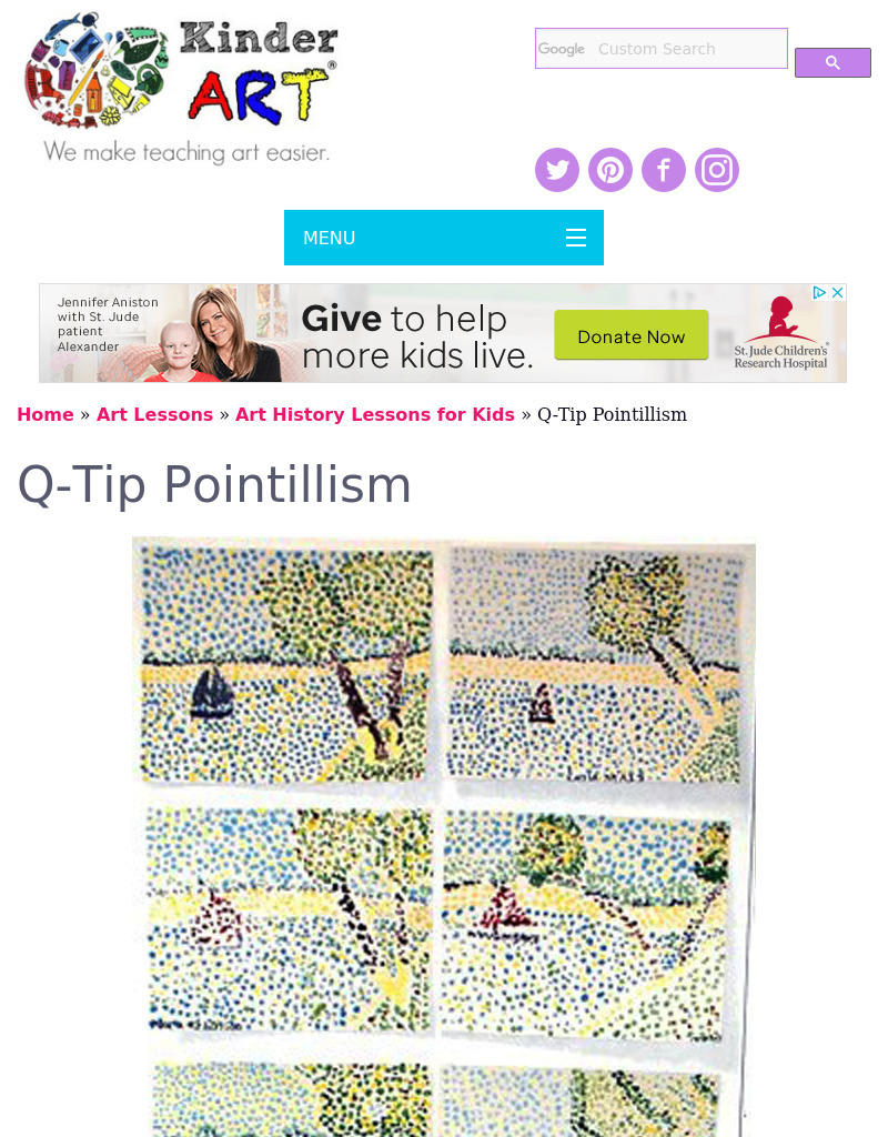 Dot To Dot Seurat Lesson Plan