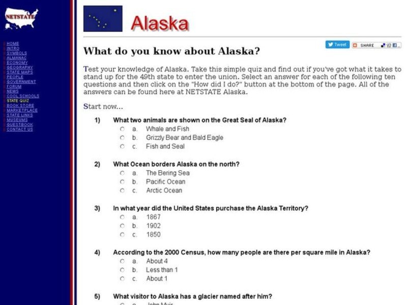    What Do You Know About Alaska? Interactive