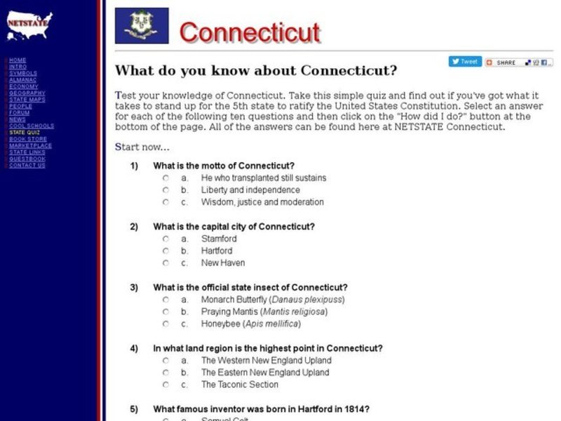 What Do You Know About Connecticut? Interactive