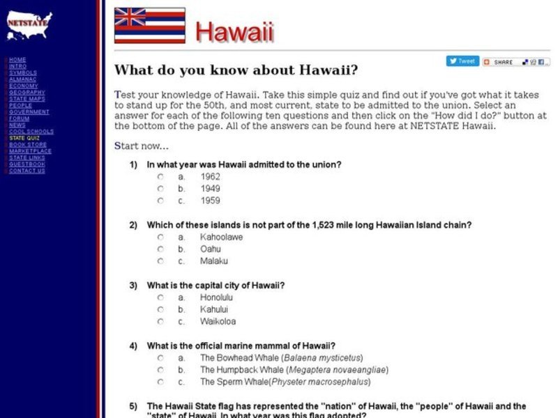 What Do You Know About Hawaii? Interactive