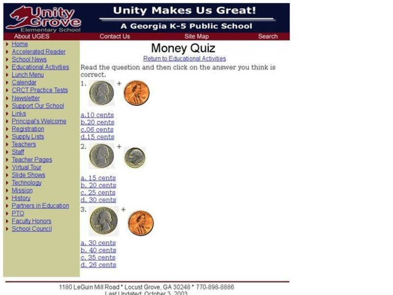 Money Quiz Interactive