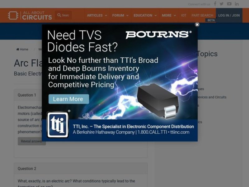 Arc Flash and Arc Blast Interactive