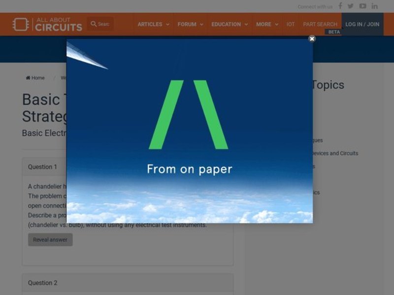 Basic Troubleshooting Strategies Interactive