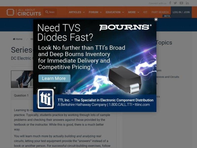 Series-Parallel DC Circuits Series and Parallel DC Circuits Interactive