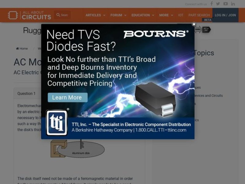 AC Motor Theory Interactive