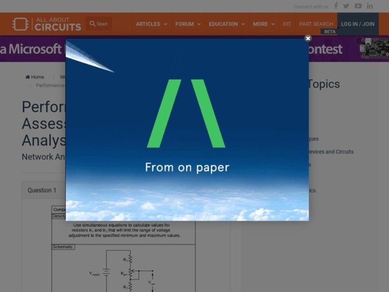 Performance-based Assessments for Network Analysis Competencies Interactive