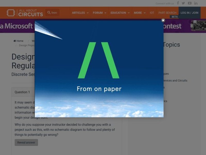Design Project: DC Voltage Regulator Interactive