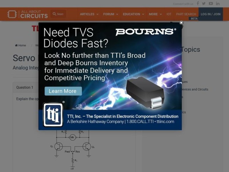 Servo Motor Systems Interactive