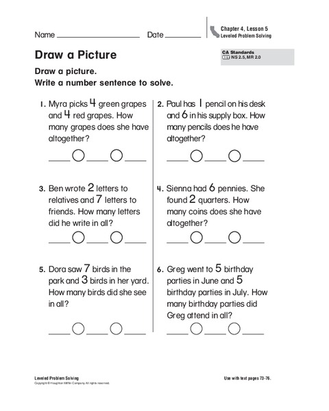 Draw a Picture Worksheet