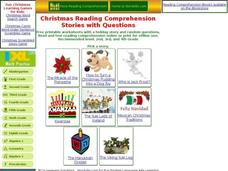 Christmas Reading Comprehension Interactive
