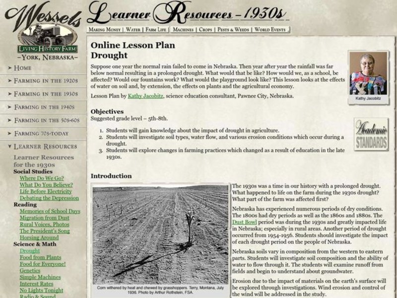 Drought Lesson Plan