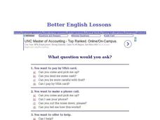 ESL: What Questions Would You Ask? Interactive