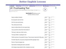 ESL: Apostrophe S Activity Interactive