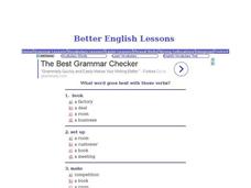 Verb matching Interactive