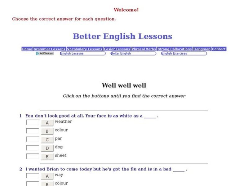 Popular Sayings Interactive