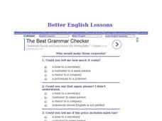 ESL: Who Would Make These Requests? Interactive