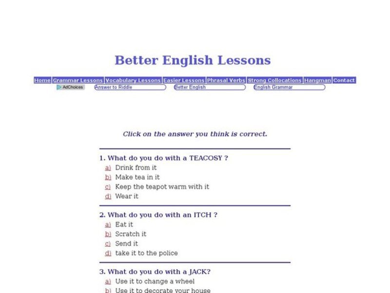 "What do you do With" Vocabulary Interactive