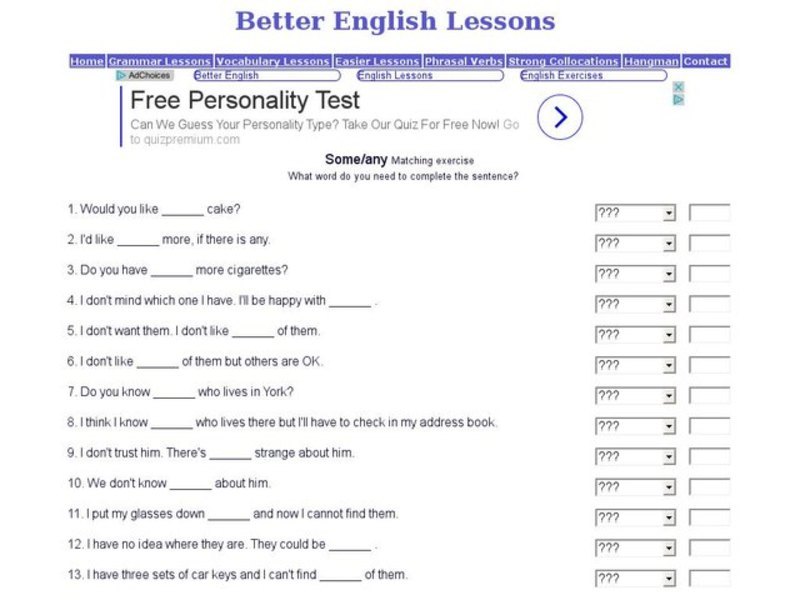 Some/any Interactive