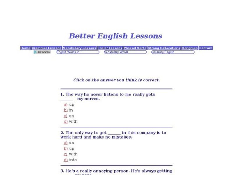 Short word fill in  Interactive