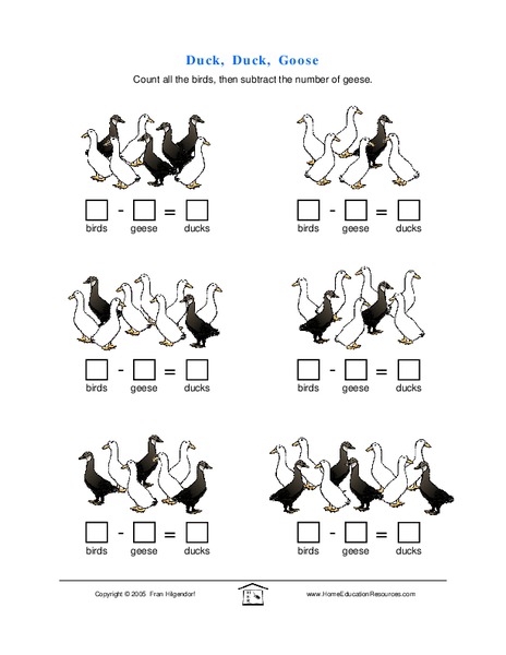 Duck, Duck, Goose Lesson Plan