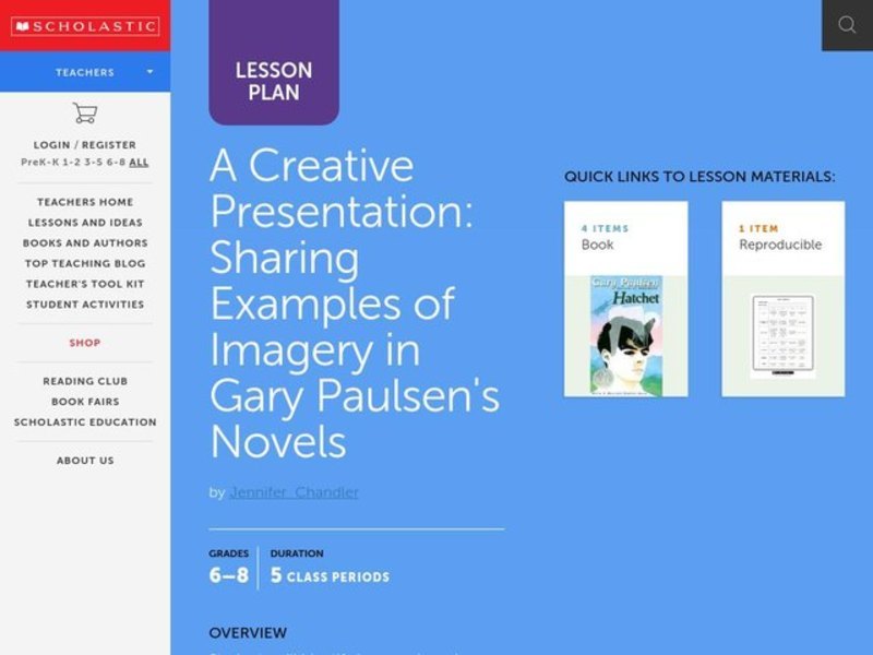 A Creative Presentation Lesson Plan
